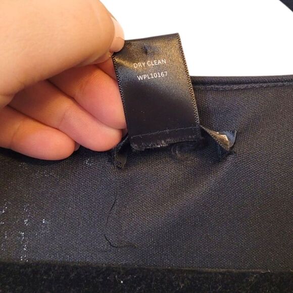 Aqua Women's Silver Sequin Mini Wrap Dress Size XS - Picture 5 of 5